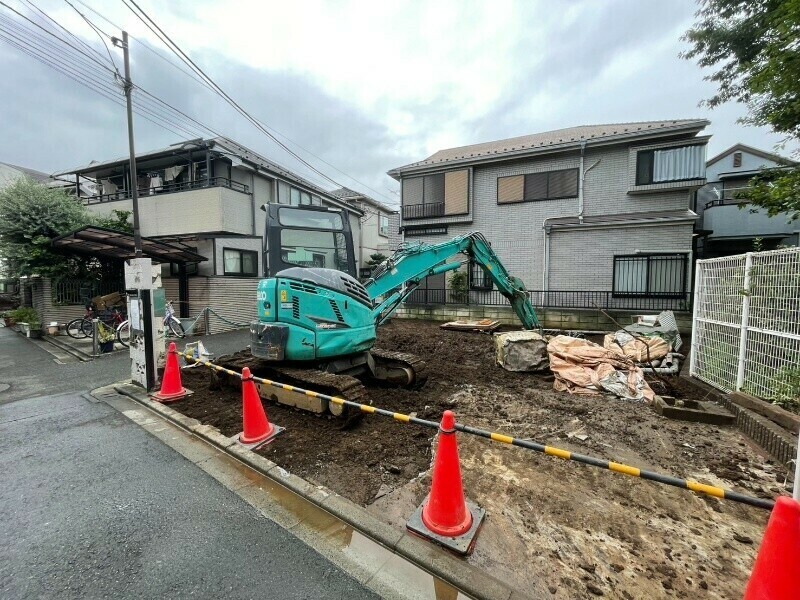 東京都足立区解体中野区沼袋整地